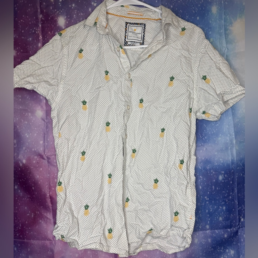 Denim & Flower Ricky Singh pineapple shirt 🛍